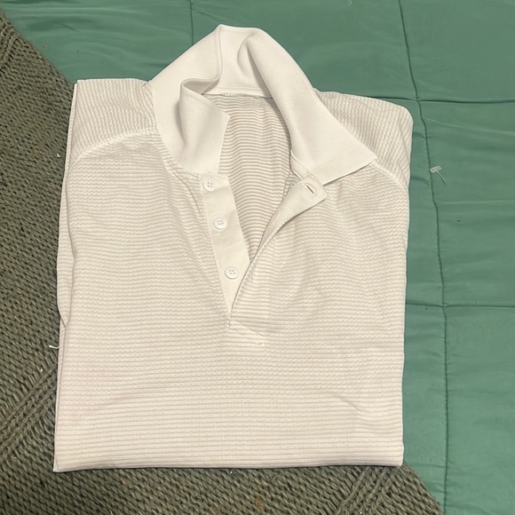 lululemon athletica Other - lululemon athletica White Polo Shirt